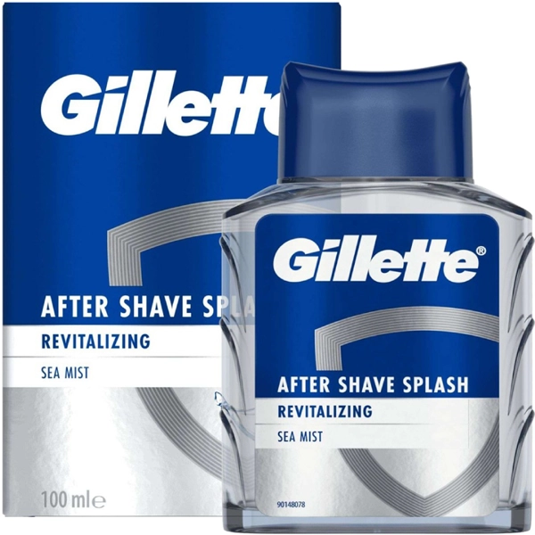 افتر شیو ژیلت اصل مدل اسپلاش مردانه لوسیون احیا کننده سریع پوست 100 میل | Gillette After Shave Splash 100ml